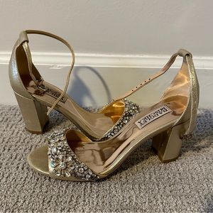 Badgley Mischka wedding heels